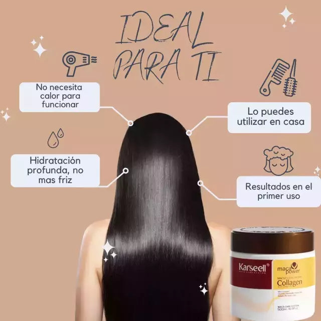 Tratamiento Capilar de Colágeno: Repara y Controla el Frizz en 10 Minutos